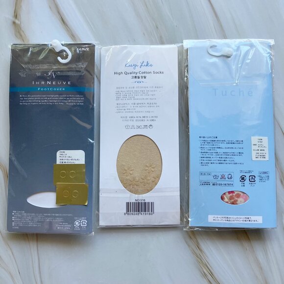 Cute Asian socks/foot covers 🧦 - 5 Pairs - Picture 4 of 11